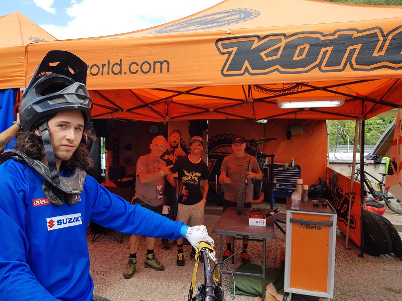 Our italian ambassador Simone Medici is back racing at Val Di Sole World Cup