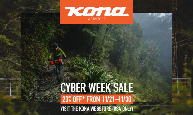Cyber Week Sale on the US Kona Webstore